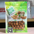 Custom Stand Up Style Plastic Window Food Bags With Zipper Top